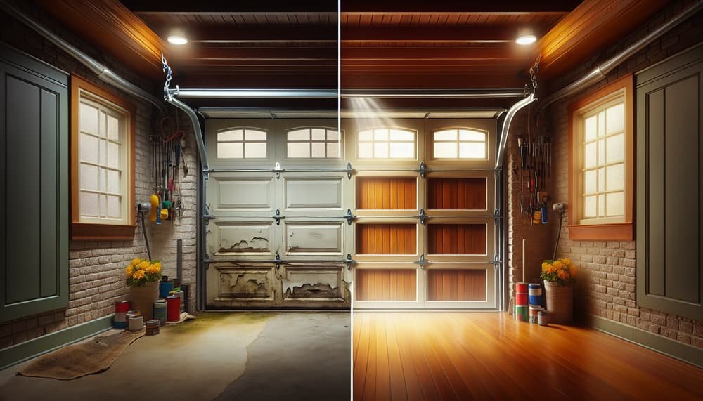 Garage door work in Los Angeles