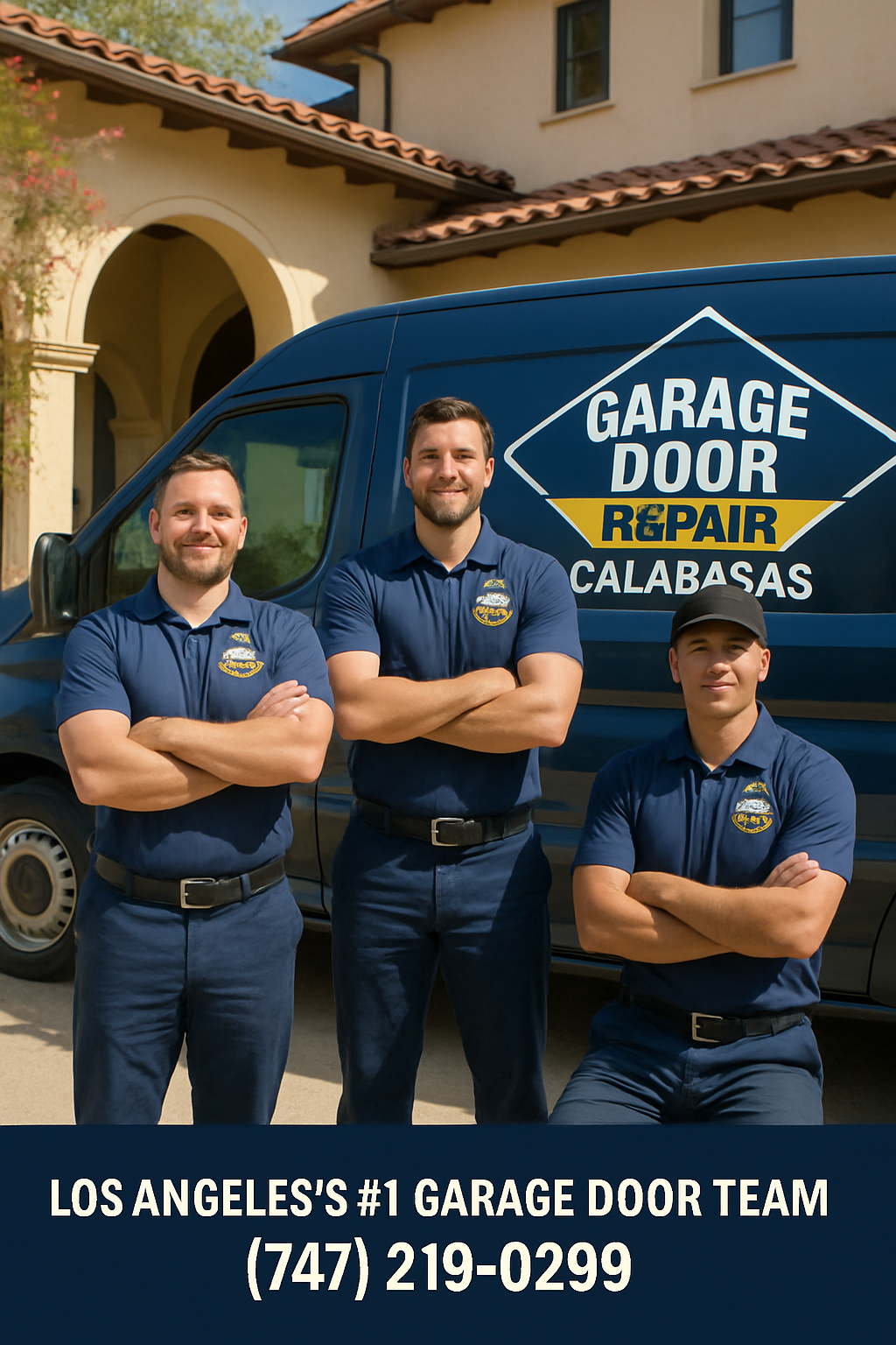 Professional garage door team in Los Angeles