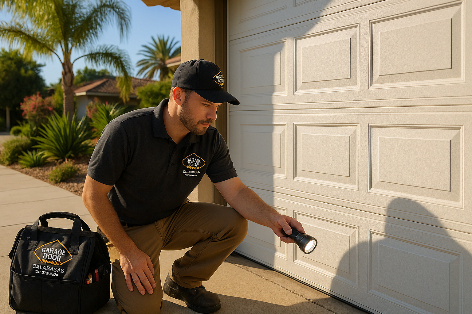Garage door work in Los Angeles